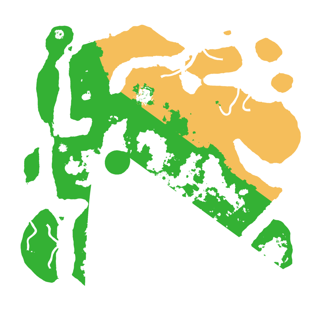 Biome Rust Map: Procedural Map, Size: 3500, Seed: 3729718