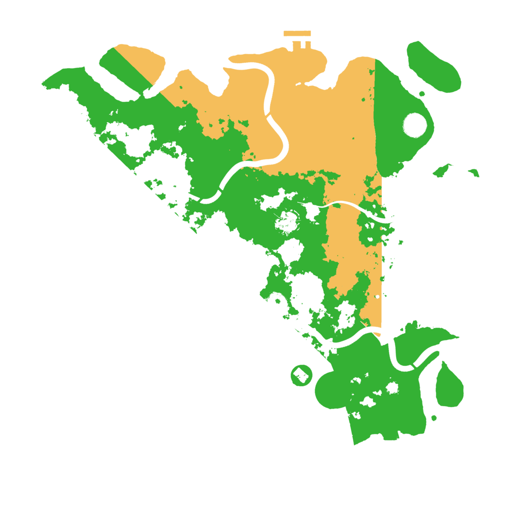 Biome Rust Map: Procedural Map, Size: 3800, Seed: 5508914