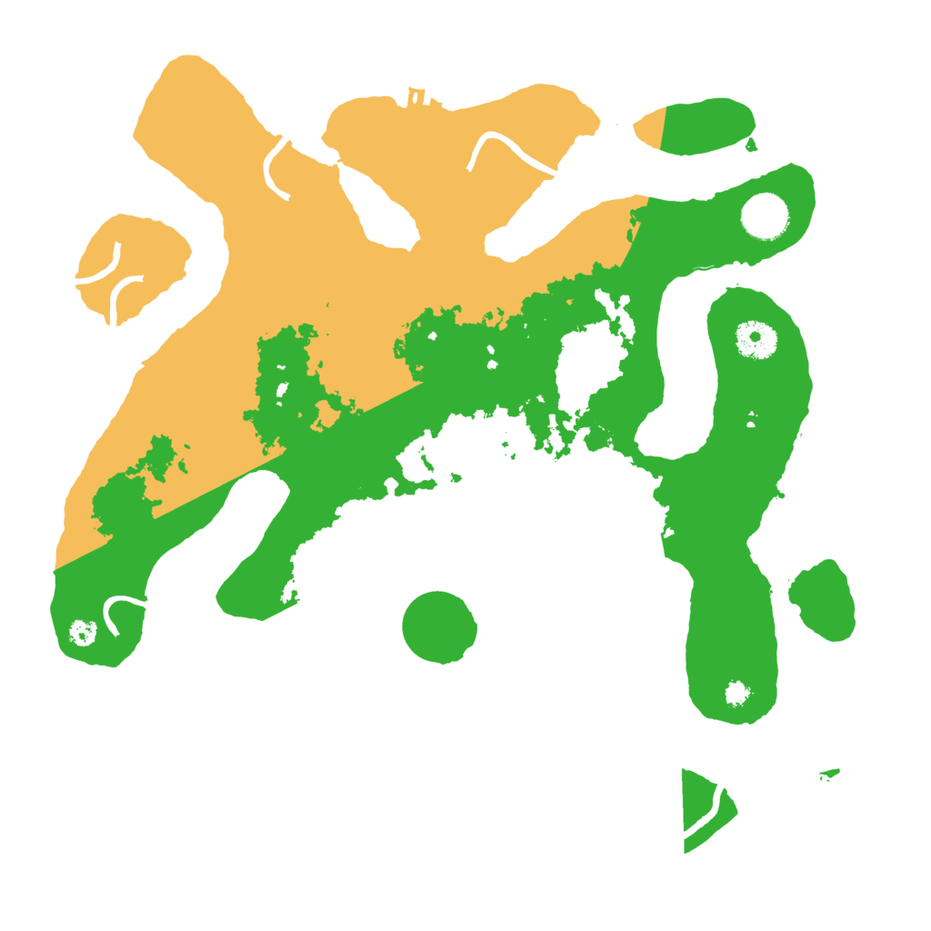 Biome Rust Map: Procedural Map, Size: 3500, Seed: 2083097