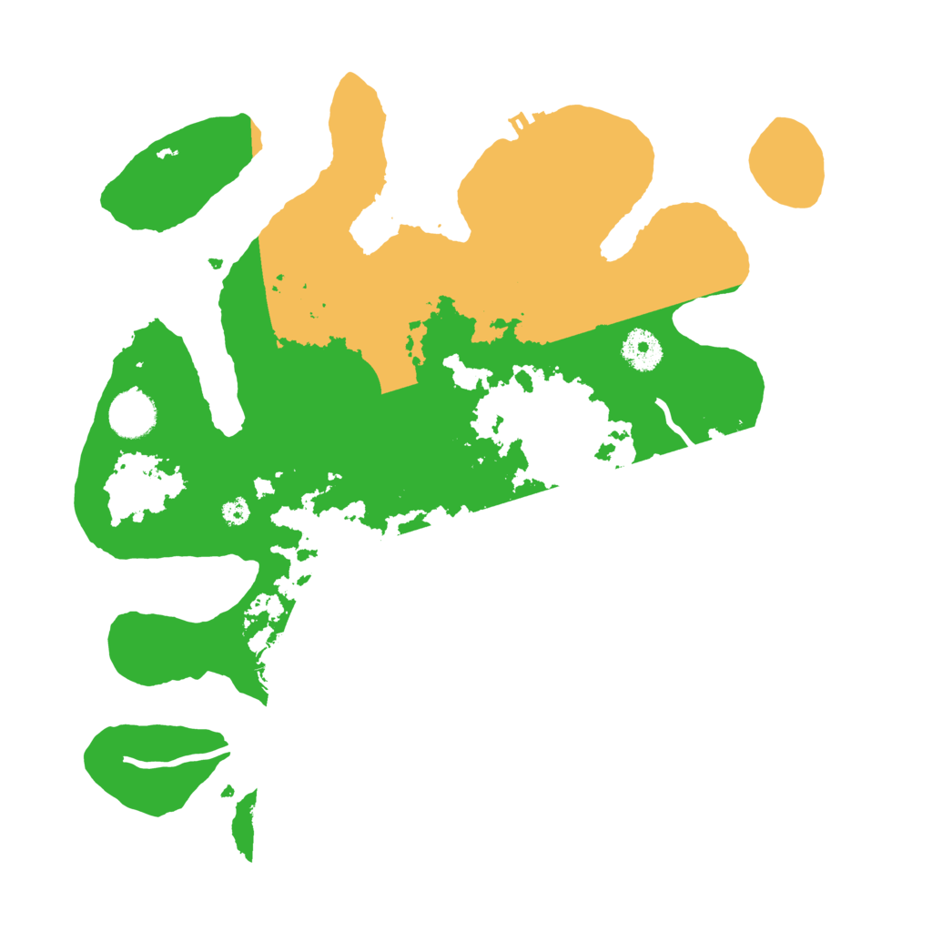 Biome Rust Map: Procedural Map, Size: 3500, Seed: 343533