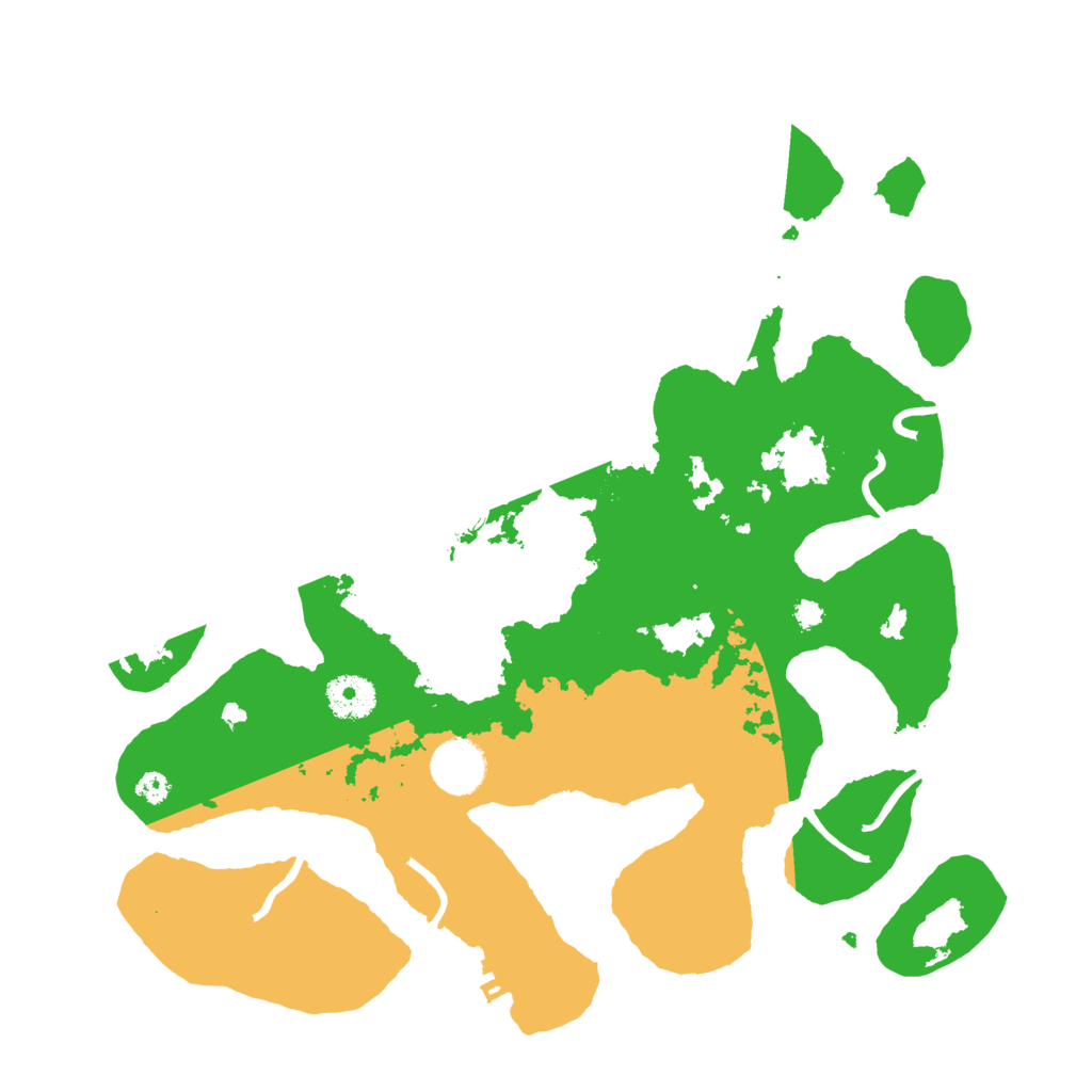 Biome Rust Map: Procedural Map, Size: 3500, Seed: 1603561