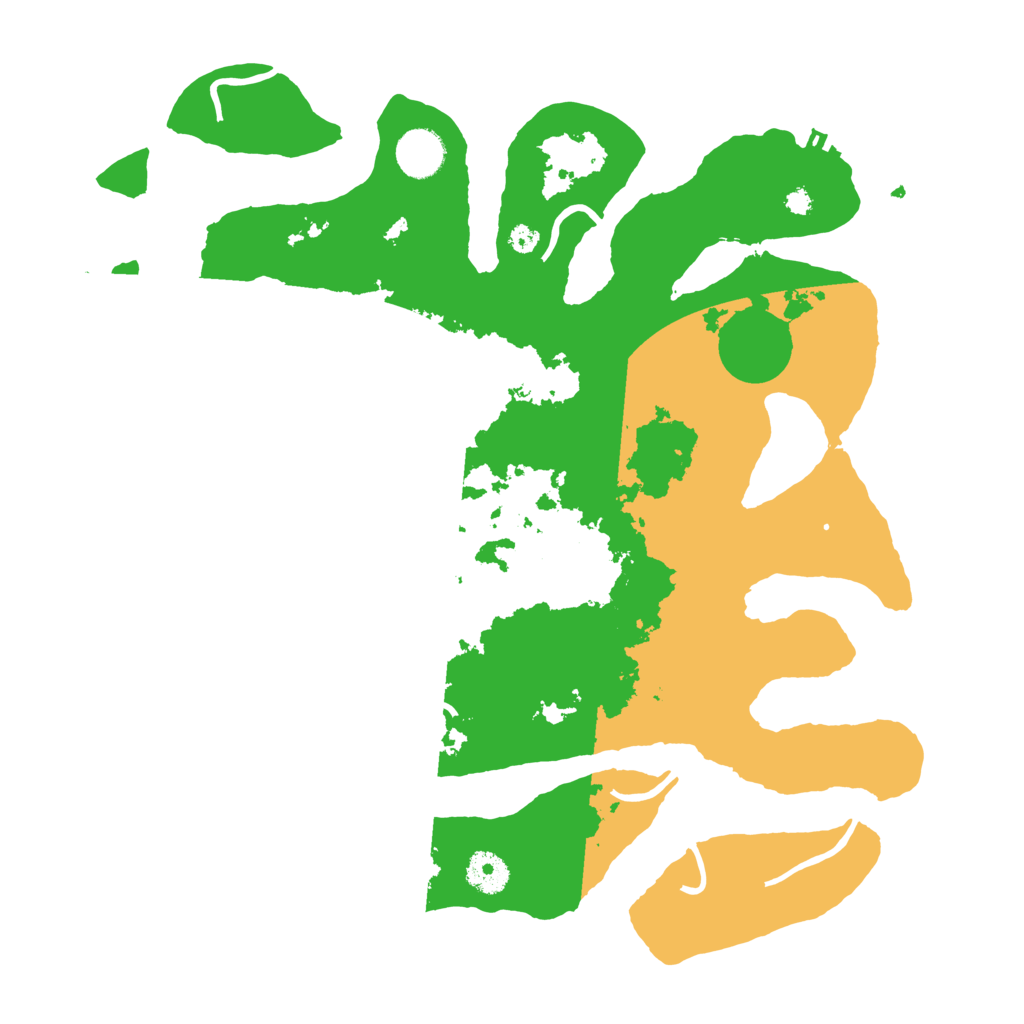 Biome Rust Map: Procedural Map, Size: 3700, Seed: 6018507