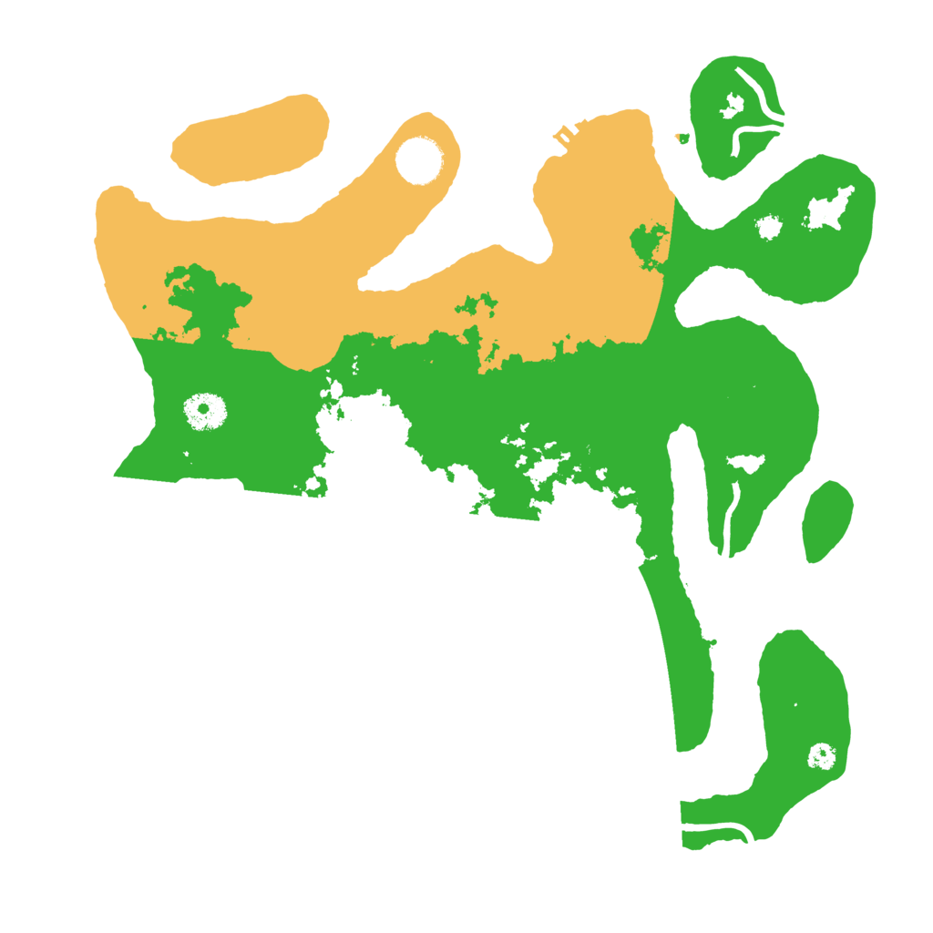 Biome Rust Map: Procedural Map, Size: 3500, Seed: 6177663