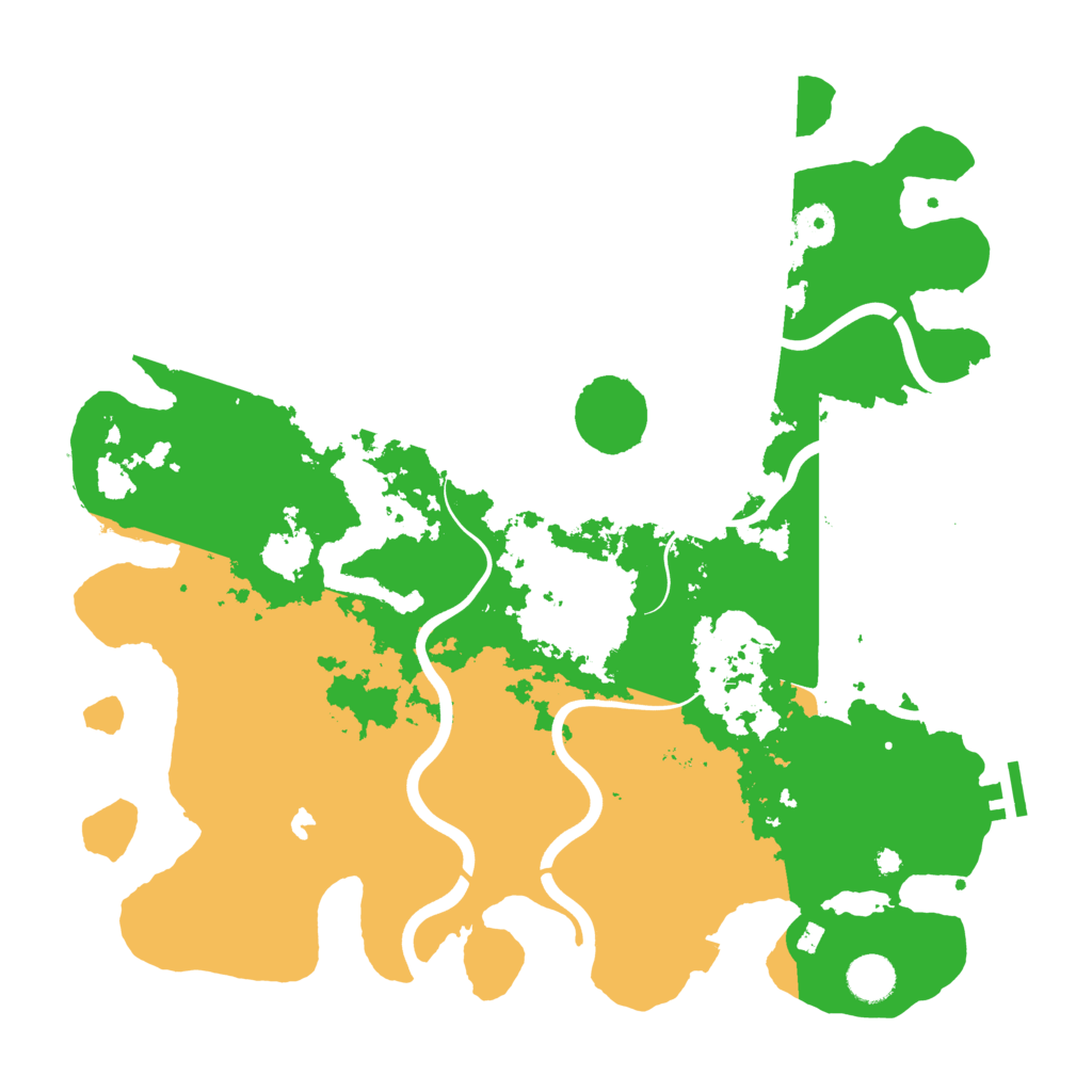 Biome Rust Map: Procedural Map, Size: 4000, Seed: 3650909