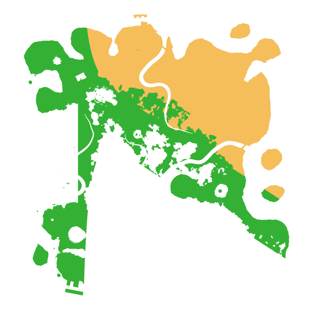Biome Rust Map: Procedural Map, Size: 3500, Seed: 4069088