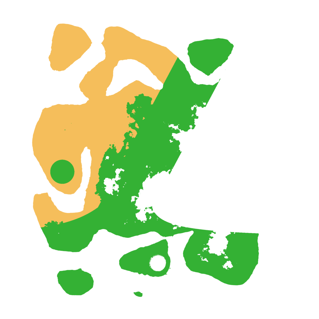 Biome Rust Map: Barren, Size: 3500, Seed: 1808481022