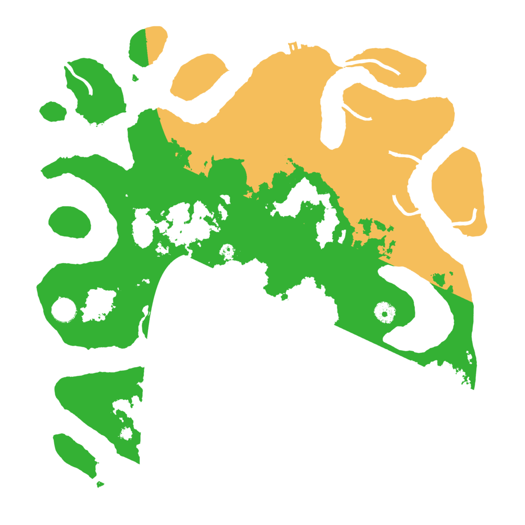 Biome Rust Map: Procedural Map, Size: 3800, Seed: 4122165