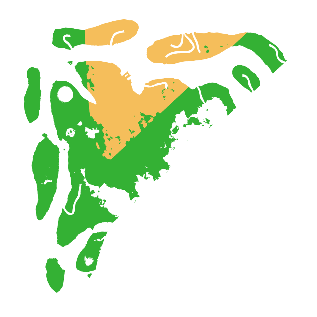 Biome Rust Map: Procedural Map, Size: 3550, Seed: 642633