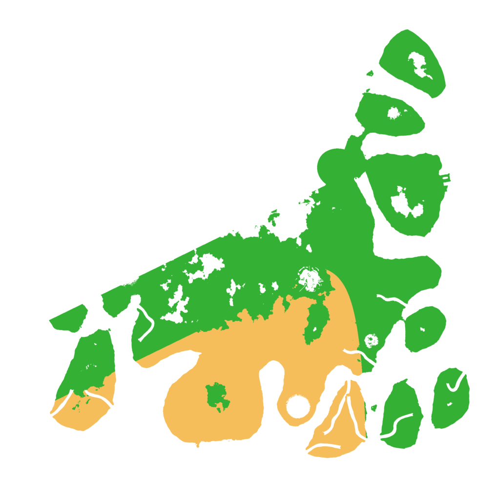 Biome Rust Map: Procedural Map, Size: 3800, Seed: 4074193
