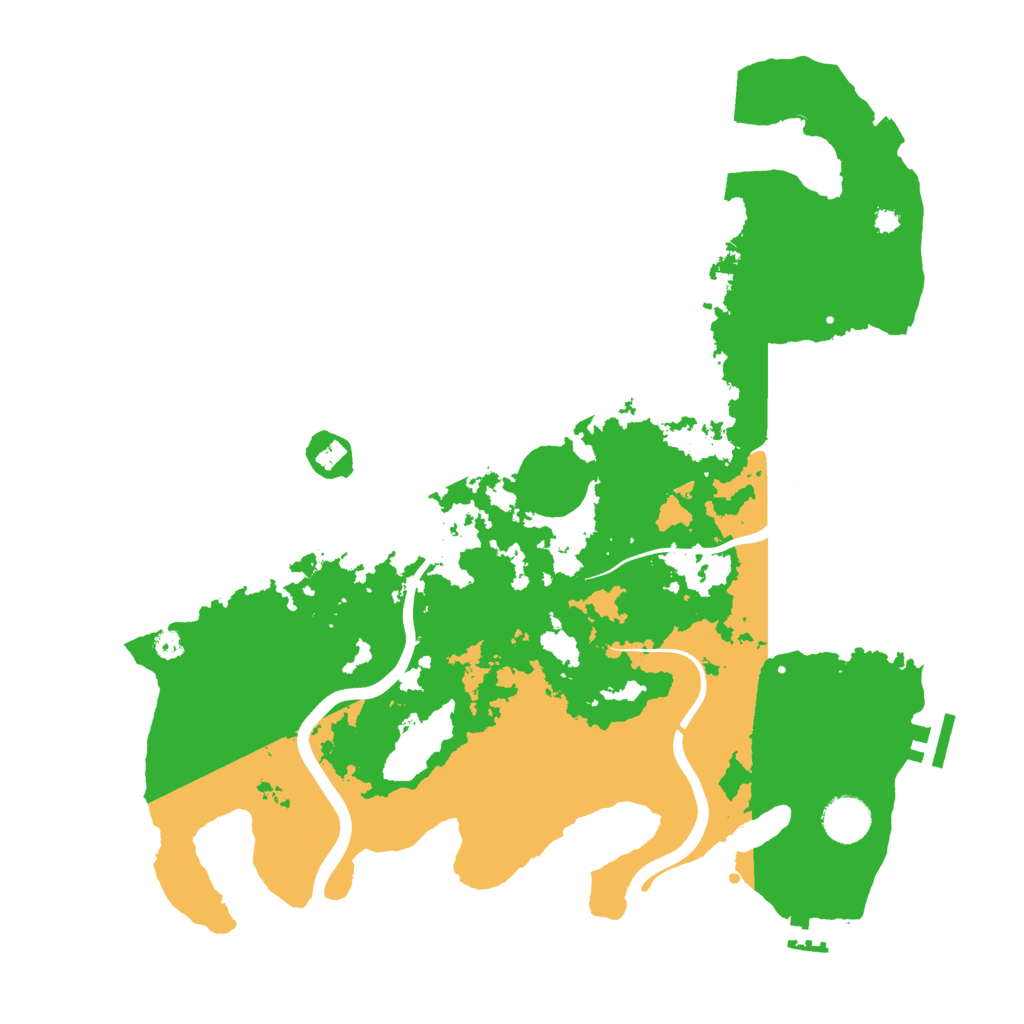Biome Rust Map: Procedural Map, Size: 3800, Seed: 6452580