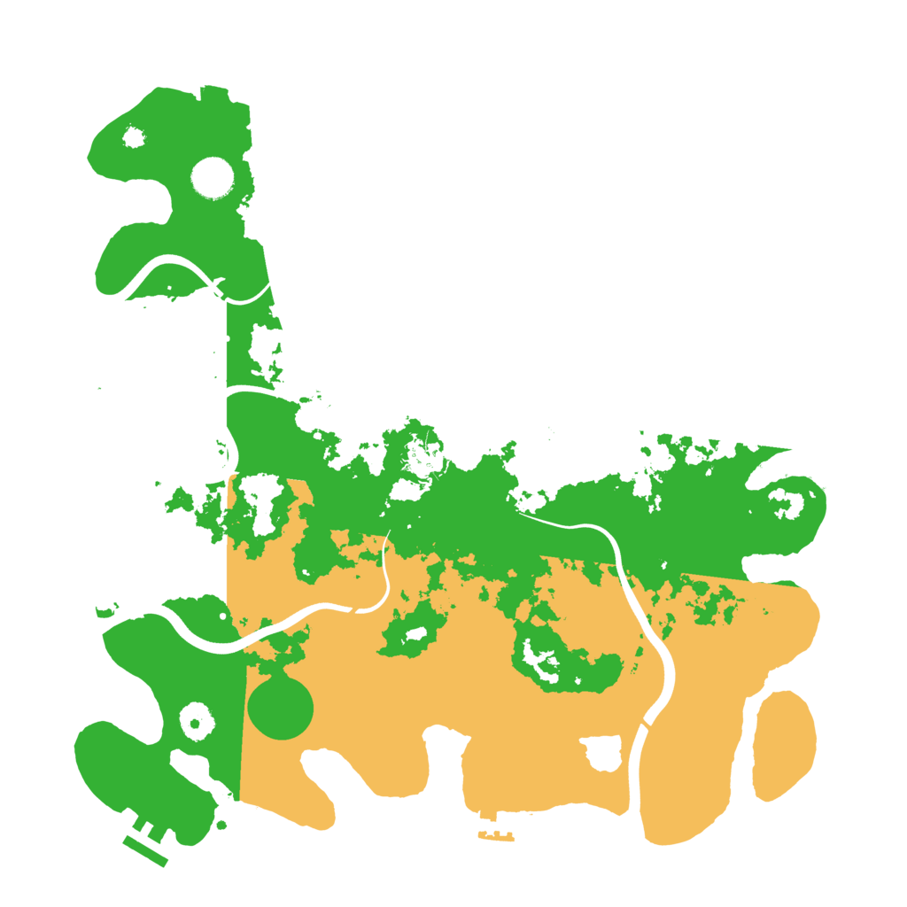 Biome Rust Map: Procedural Map, Size: 3800, Seed: 633895