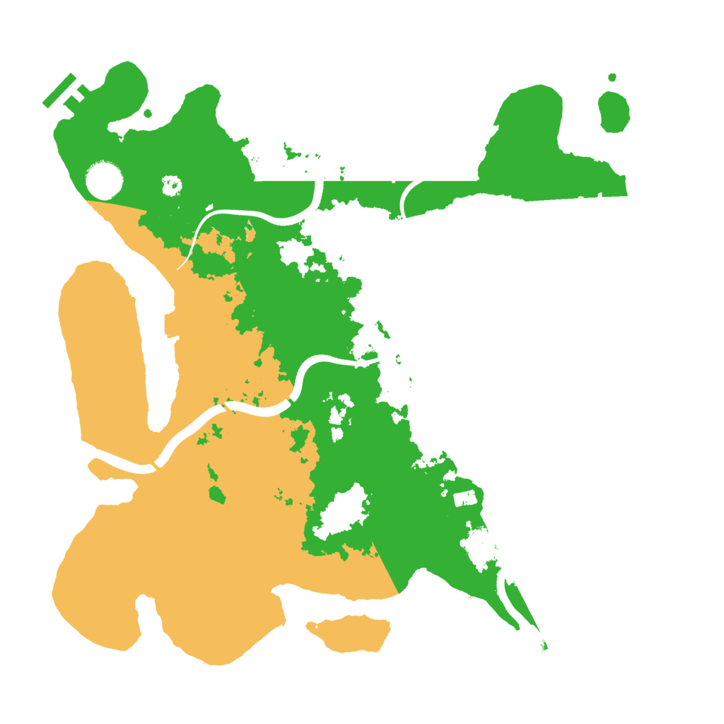 Biome Rust Map: Procedural Map, Size: 3500, Seed: 782000