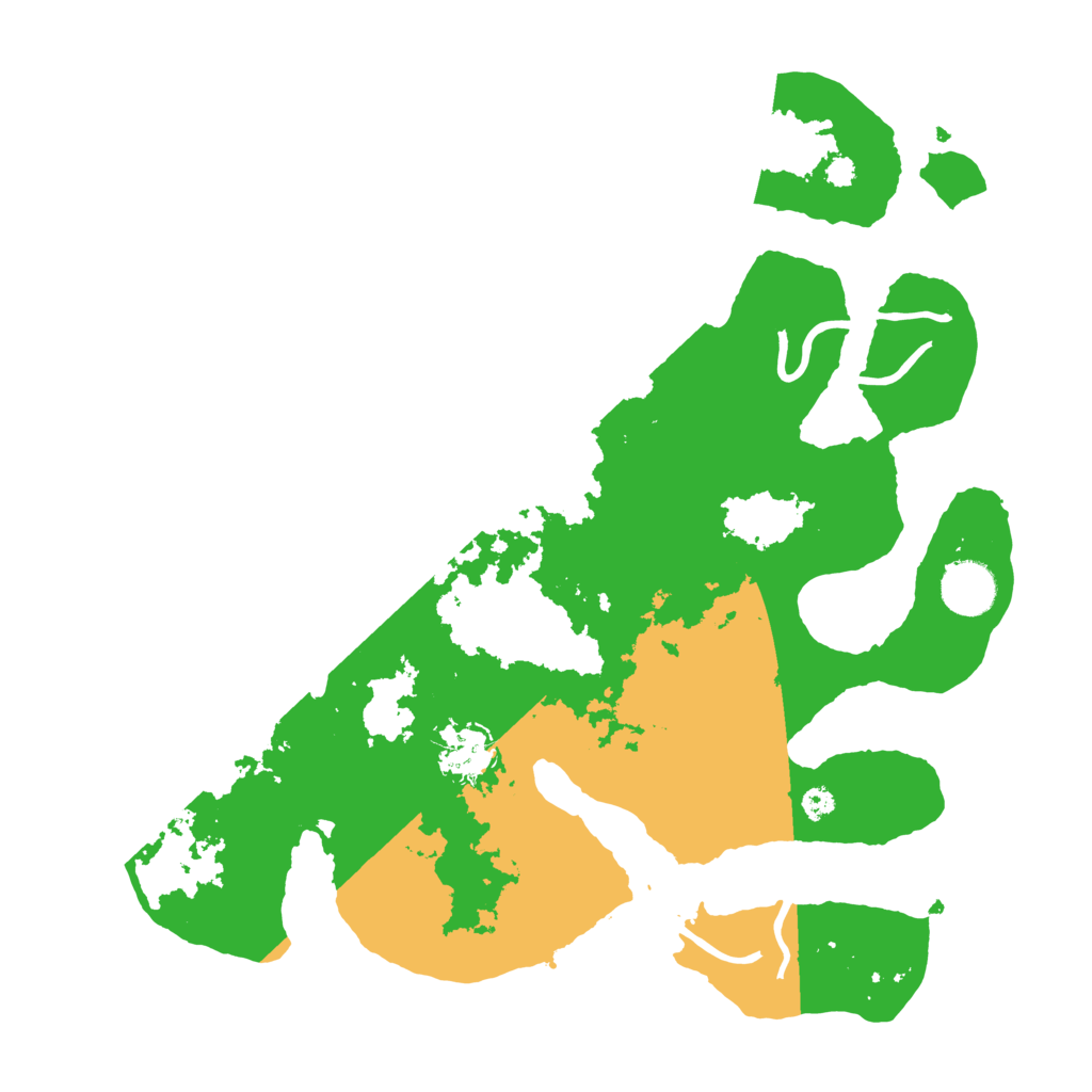 Biome Rust Map: Procedural Map, Size: 3500, Seed: 5217489