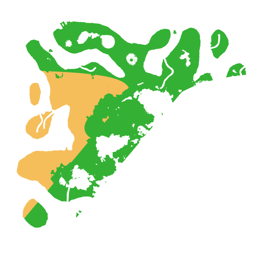 Biome Rust Map: Procedural Map, Size: 3550, Seed: 174501