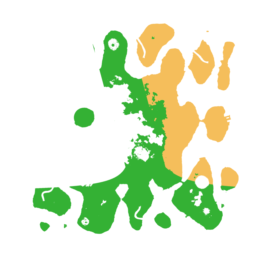 Biome Rust Map: Procedural Map, Size: 3500, Seed: 4199300