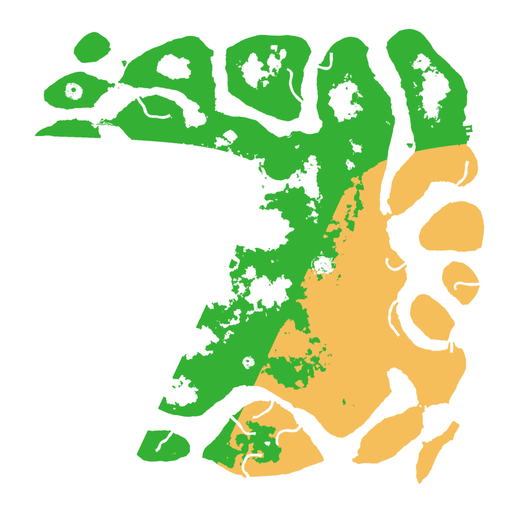 Biome Rust Map: Procedural Map, Size: 4500, Seed: 69010440