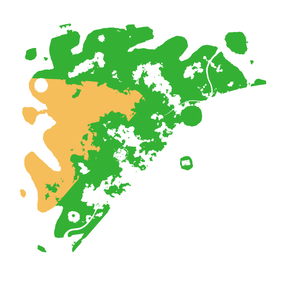 Biome Rust Map: Procedural Map, Size: 3800, Seed: 3983692