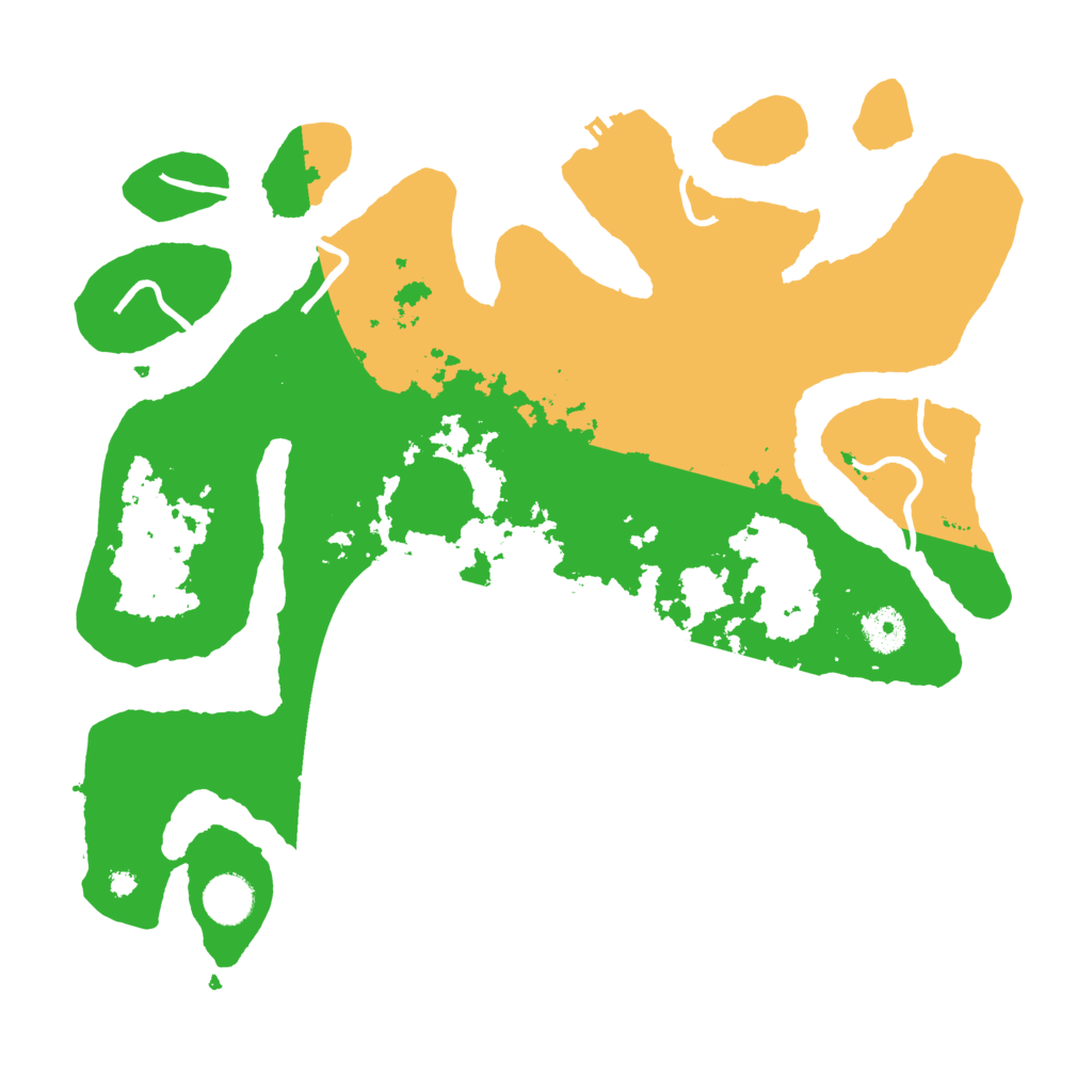 Biome Rust Map: Procedural Map, Size: 3800, Seed: 4591908