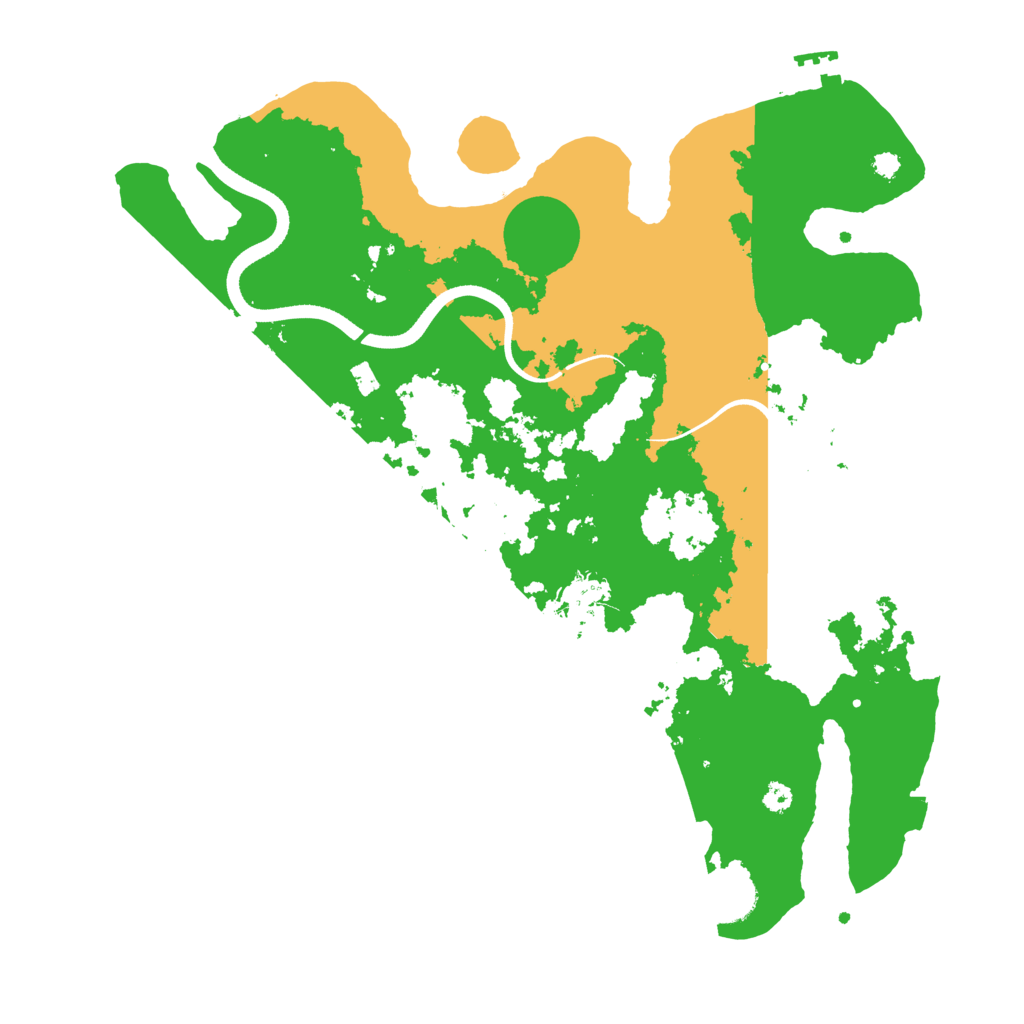 Biome Rust Map: Procedural Map, Size: 3550, Seed: 811544
