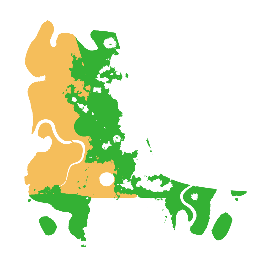 Biome Rust Map: Procedural Map, Size: 3500, Seed: 2915415
