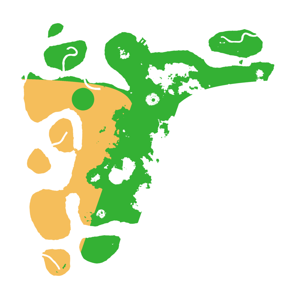 Biome Rust Map: Procedural Map, Size: 3500, Seed: 3848094