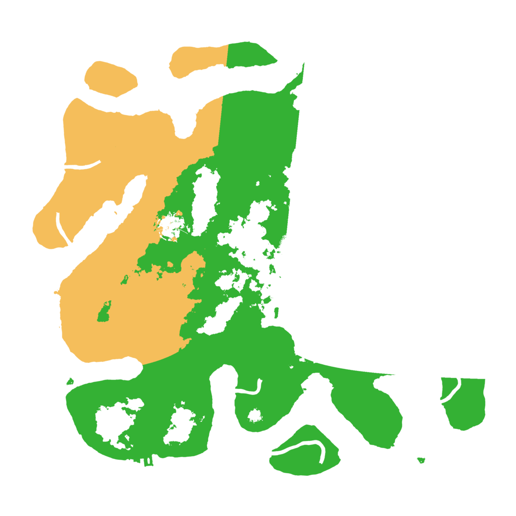 Biome Rust Map: Procedural Map, Size: 3550, Seed: 918505