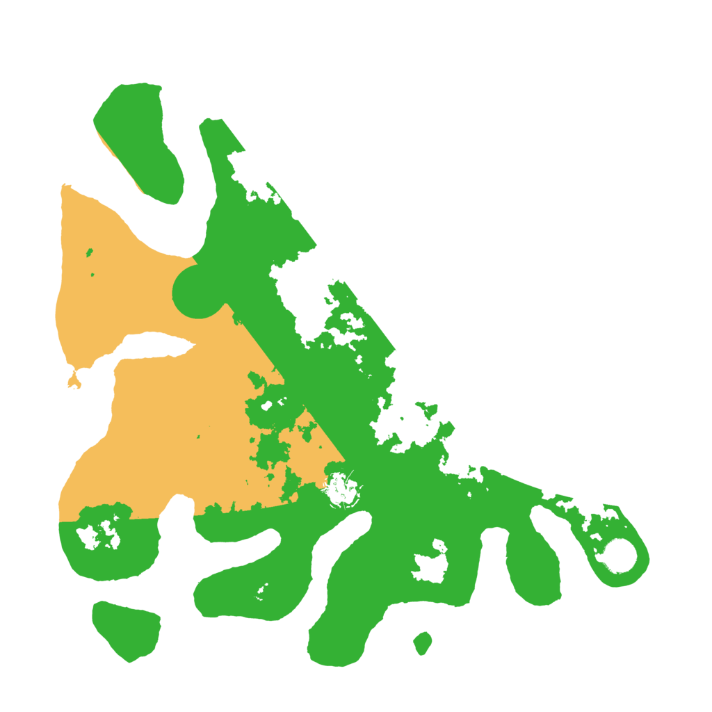 Biome Rust Map: Barren, Size: 3700, Seed: 1997774330