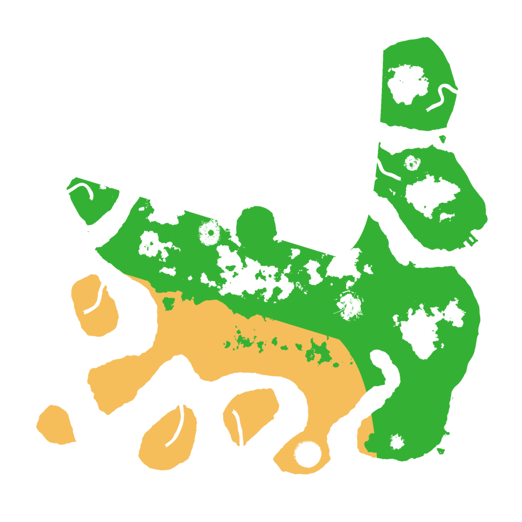 Biome Rust Map: Procedural Map, Size: 3500, Seed: 3268562