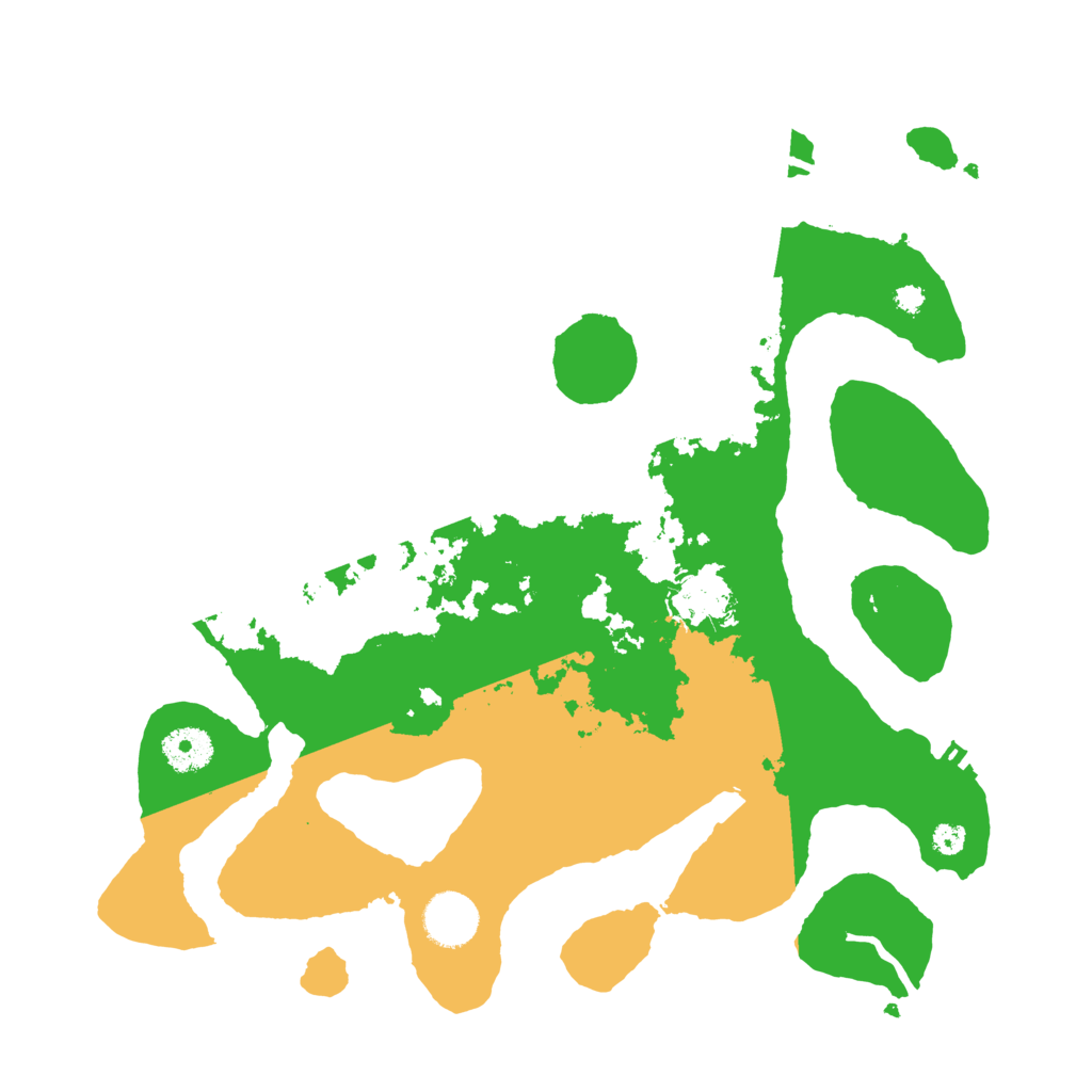 Biome Rust Map: Procedural Map, Size: 3500, Seed: 2192353