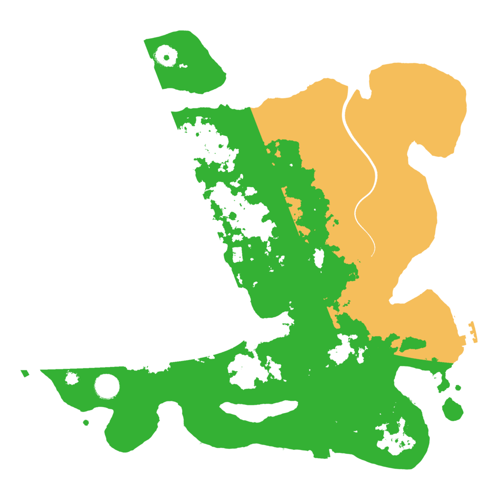 Biome Rust Map: Procedural Map, Size: 3550, Seed: 203928