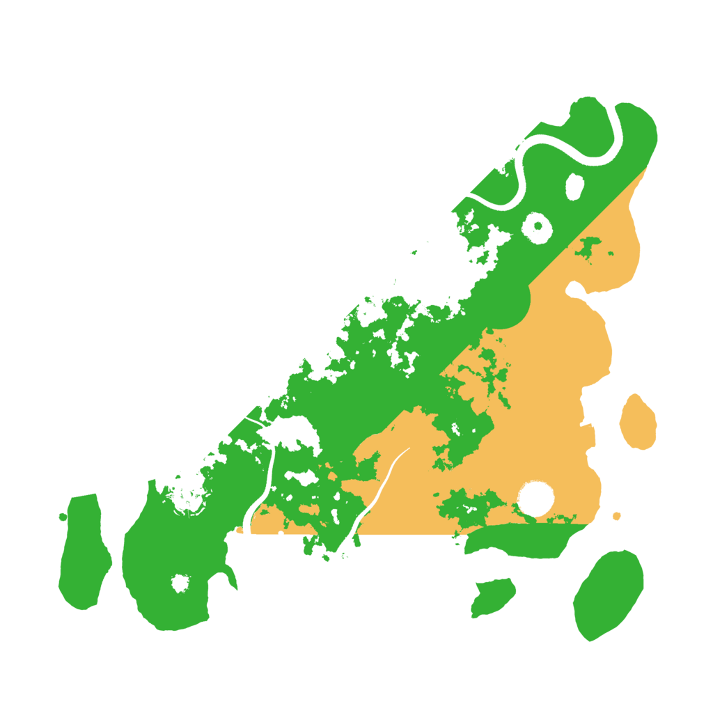 Biome Rust Map: Procedural Map, Size: 3550, Seed: 405609
