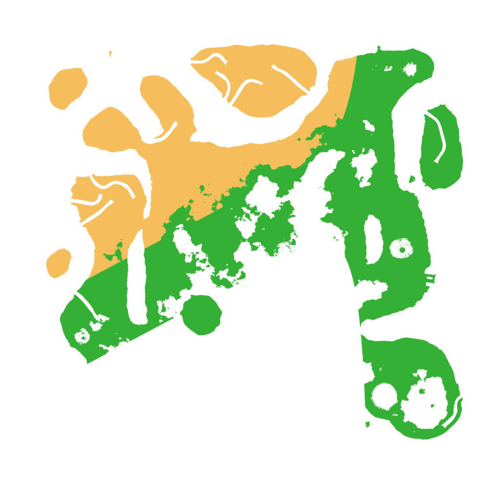 Biome Rust Map: Procedural Map, Size: 3500, Seed: 4400672