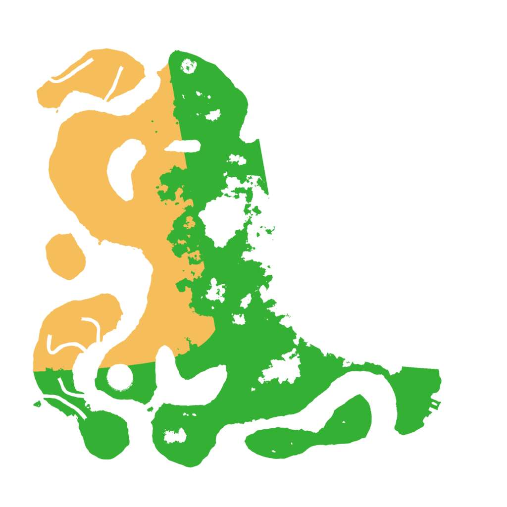 Biome Rust Map: Procedural Map, Size: 3500, Seed: 6054124