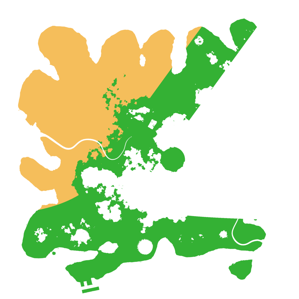 Biome Rust Map: Procedural Map, Size: 3500, Seed: 961039014