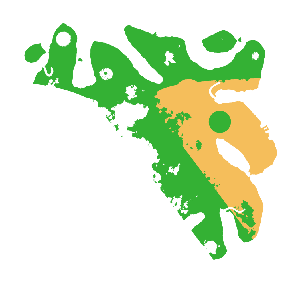 Biome Rust Map: Procedural Map, Size: 3500, Seed: 1612123