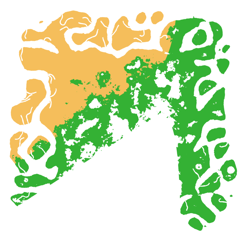 Biome Rust Map: Procedural Map, Size: 6000, Seed: 16515