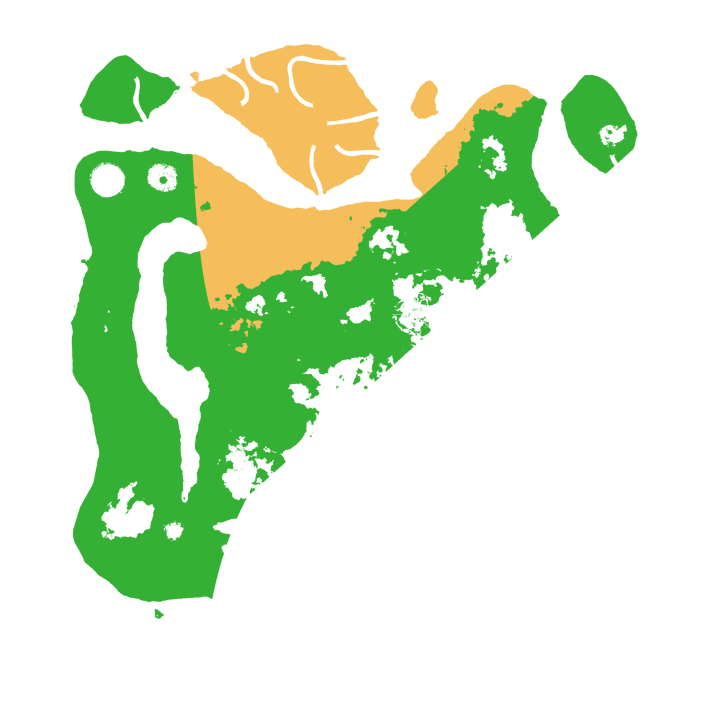Biome Rust Map: Procedural Map, Size: 3700, Seed: 111