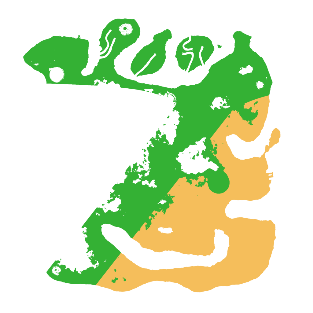 Biome Rust Map: Procedural Map, Size: 3800, Seed: 3575873