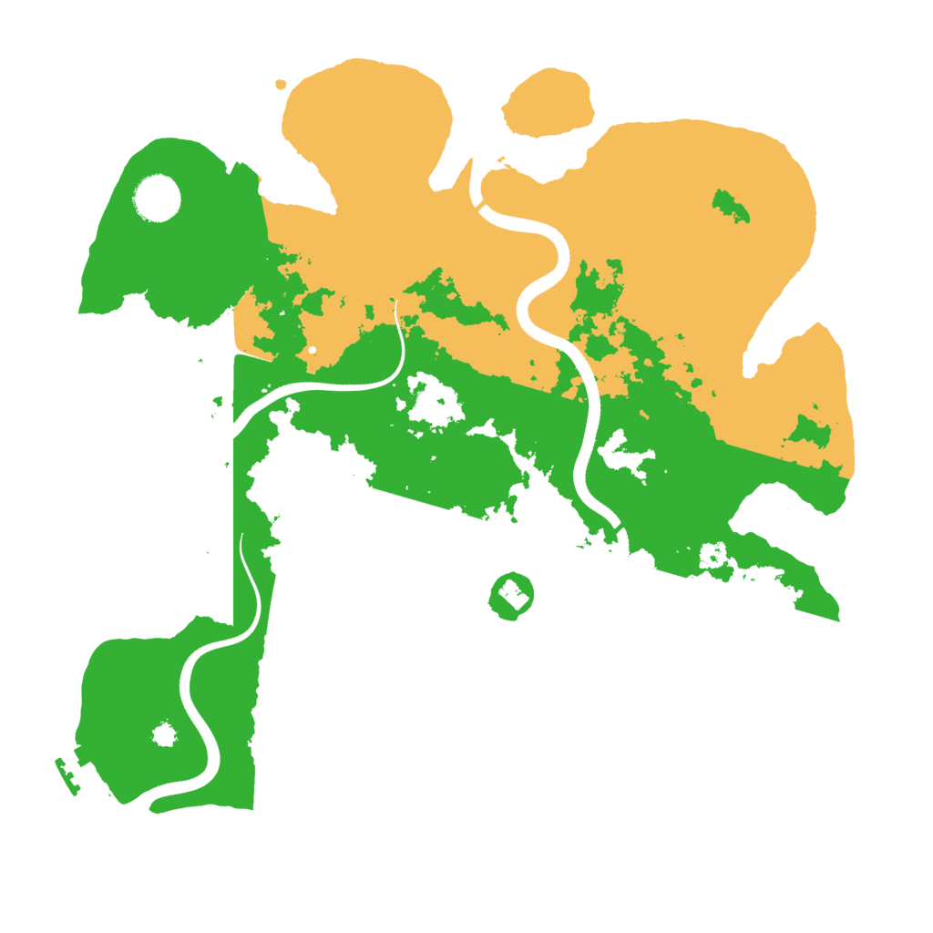 Biome Rust Map: Procedural Map, Size: 3500, Seed: 1599504228