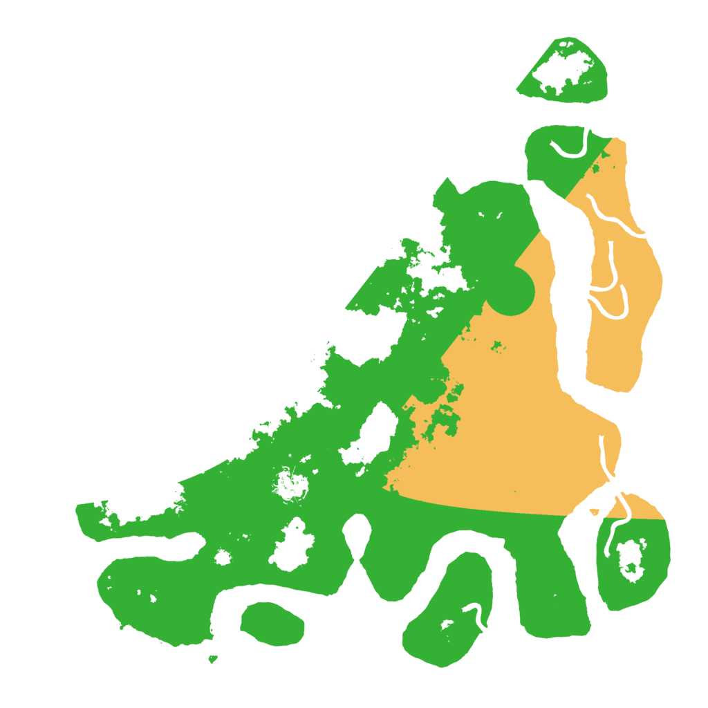 Biome Rust Map: Procedural Map, Size: 4000, Seed: 13263602