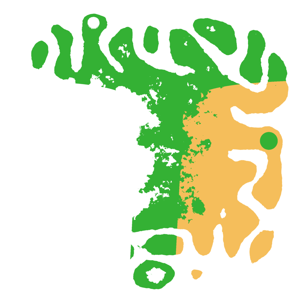 Biome Rust Map: Barren, Size: 4500, Seed: 1256395