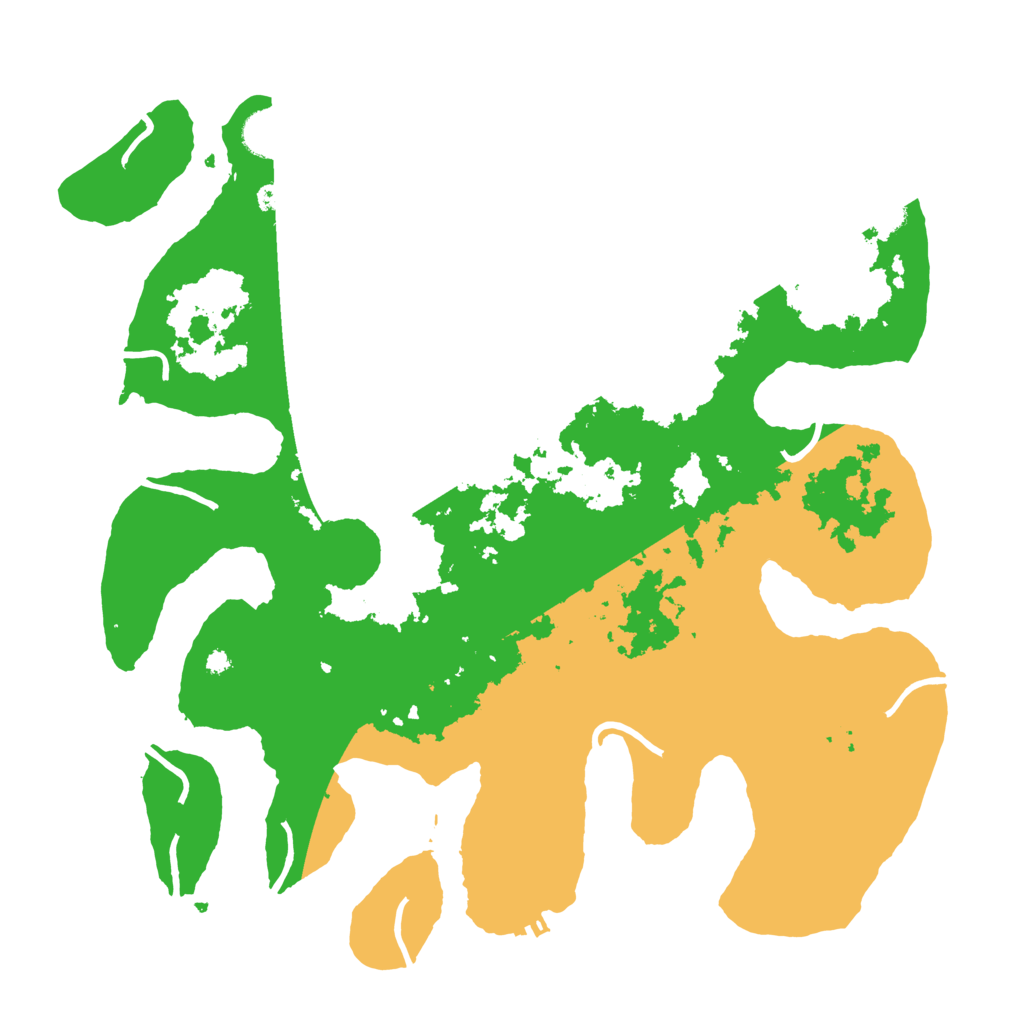 Biome Rust Map: Procedural Map, Size: 4000, Seed: 966487