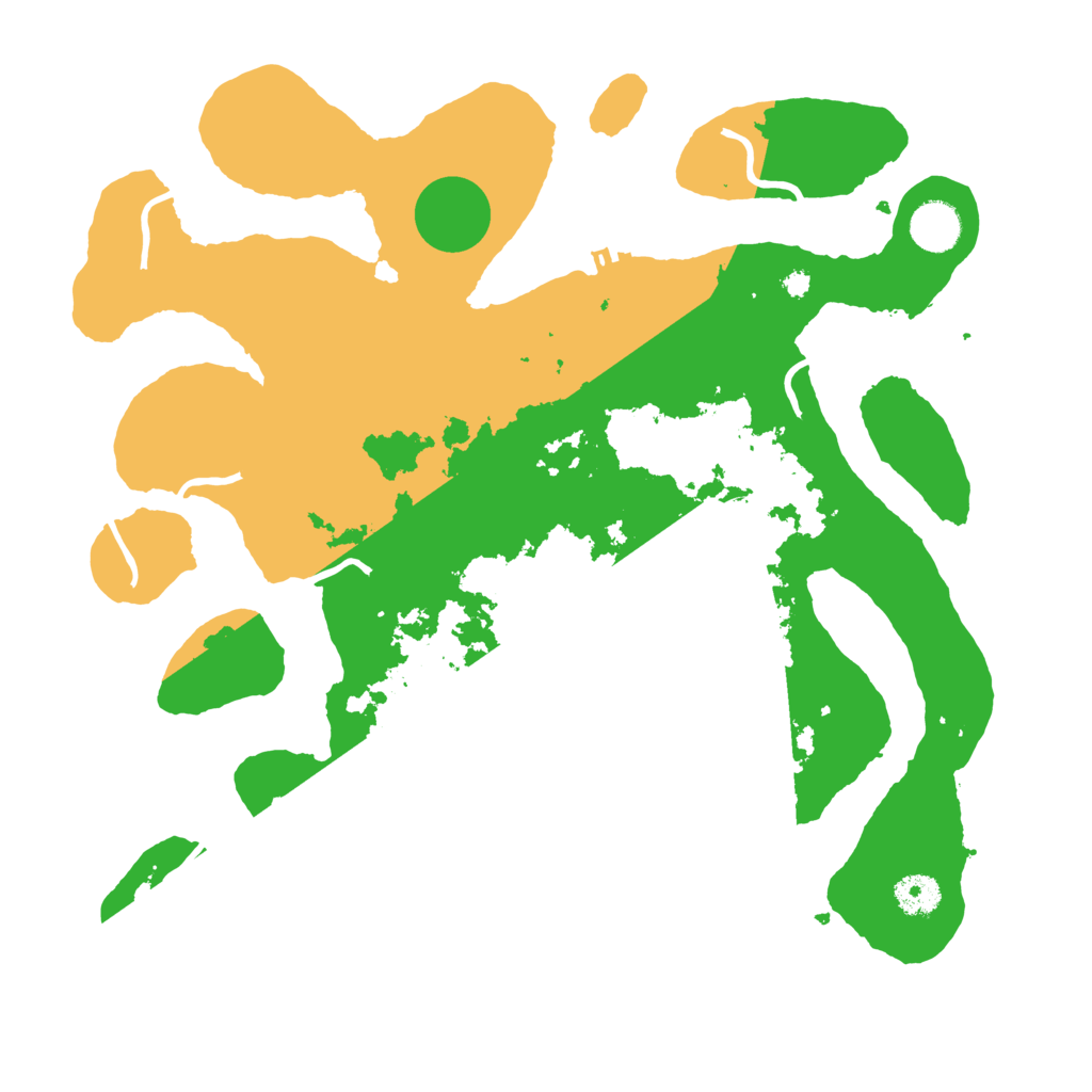 Biome Rust Map: Procedural Map, Size: 3800, Seed: 6459014