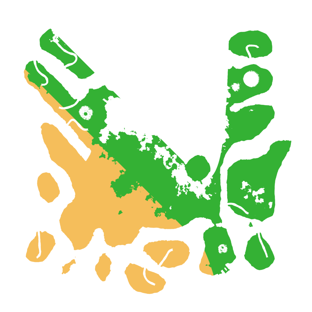 Biome Rust Map: Procedural Map, Size: 3500, Seed: 6206463