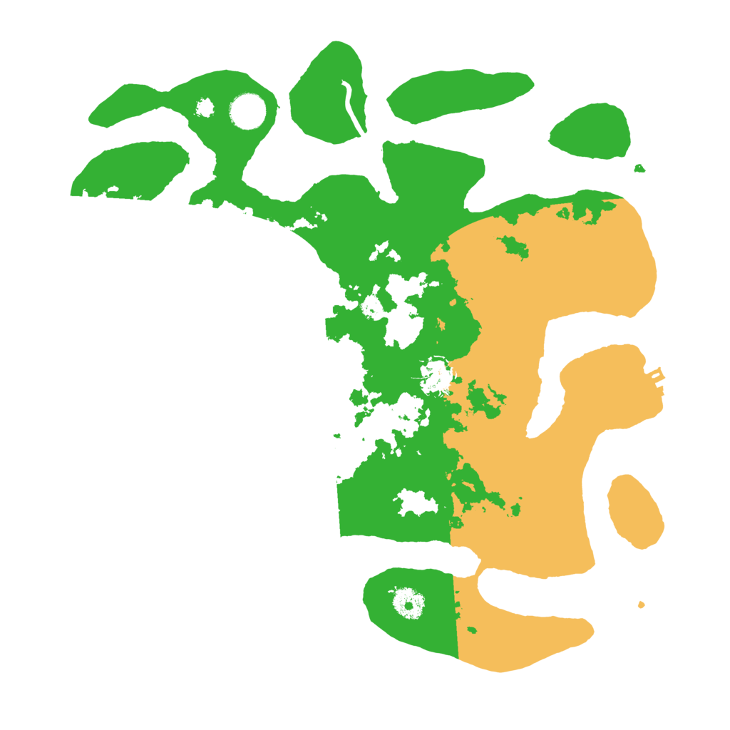 Biome Rust Map: Procedural Map, Size: 3550, Seed: 452609