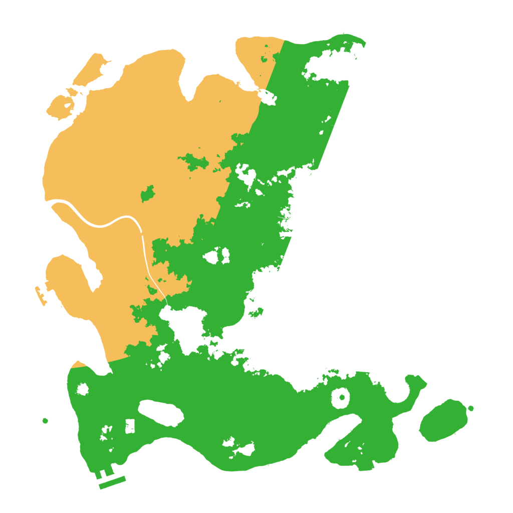 Biome Rust Map: Procedural Map, Size: 3800, Seed: 5000676