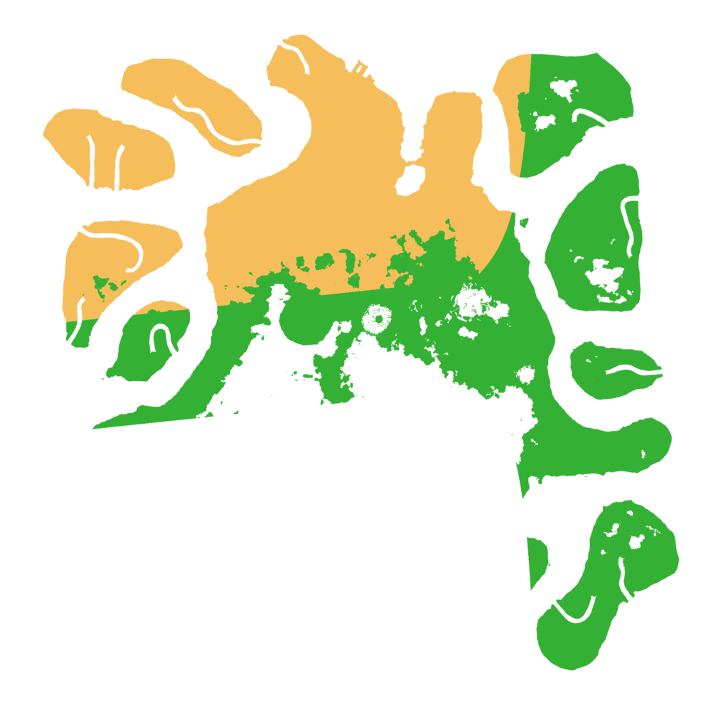 Biome Rust Map: Procedural Map, Size: 3800, Seed: 5272519