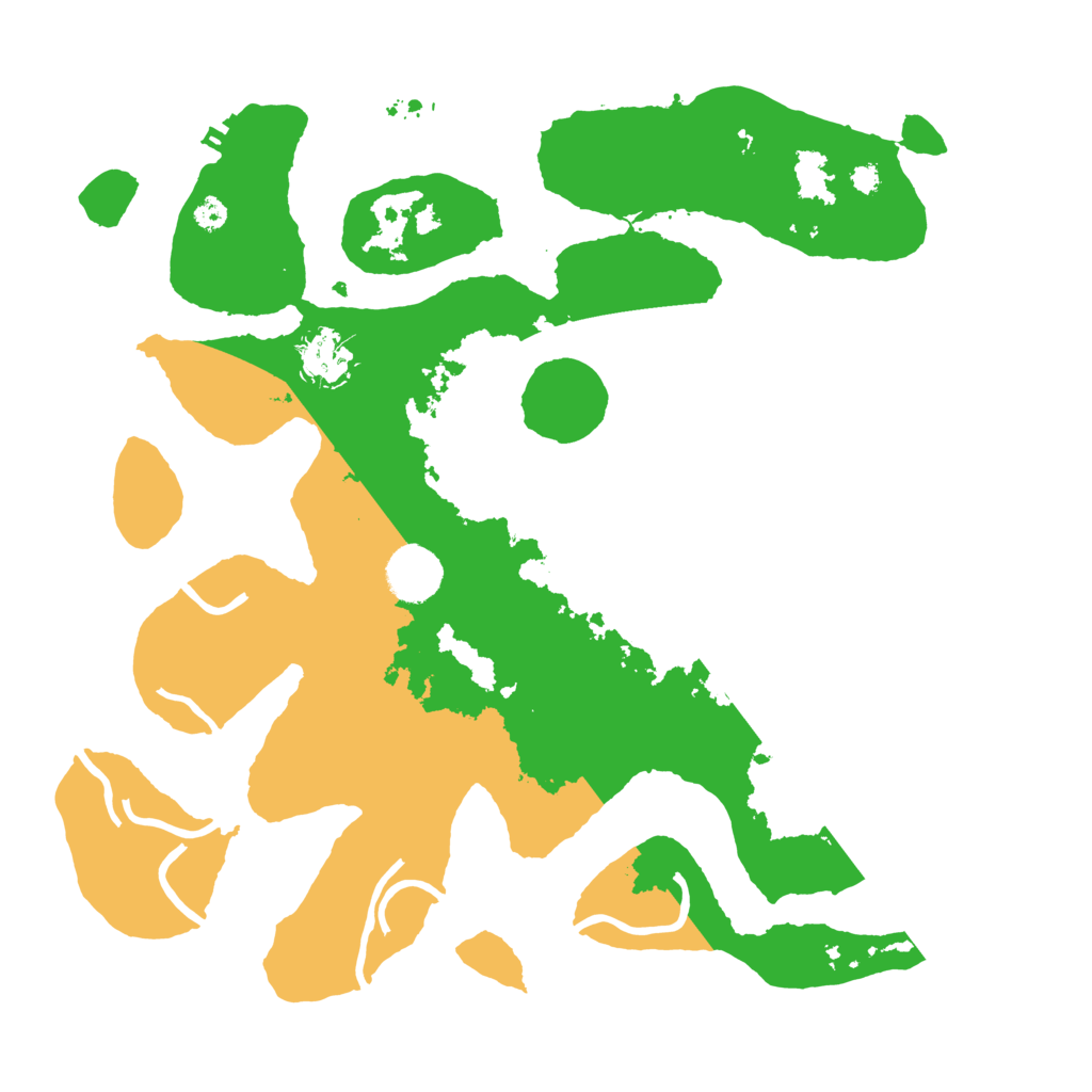 Biome Rust Map: Procedural Map, Size: 3500, Seed: 2623827