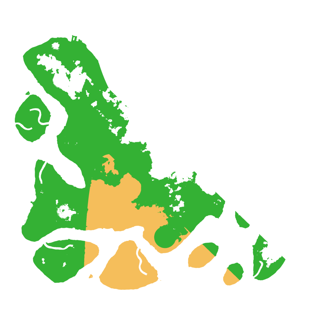 Biome Rust Map: Procedural Map, Size: 3800, Seed: 2799074