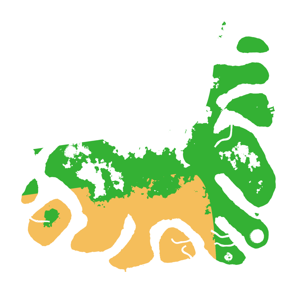 Biome Rust Map: Procedural Map, Size: 3800, Seed: 843909